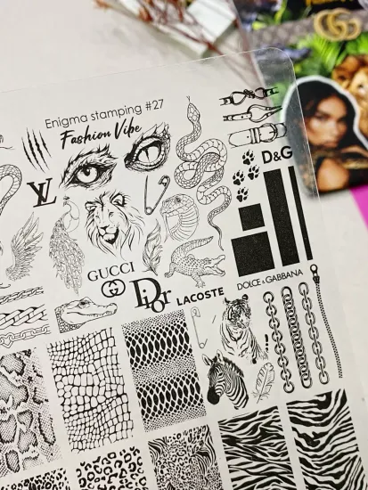 Пластина для стемпинга Enigmanic Stamping Fashion Vibe