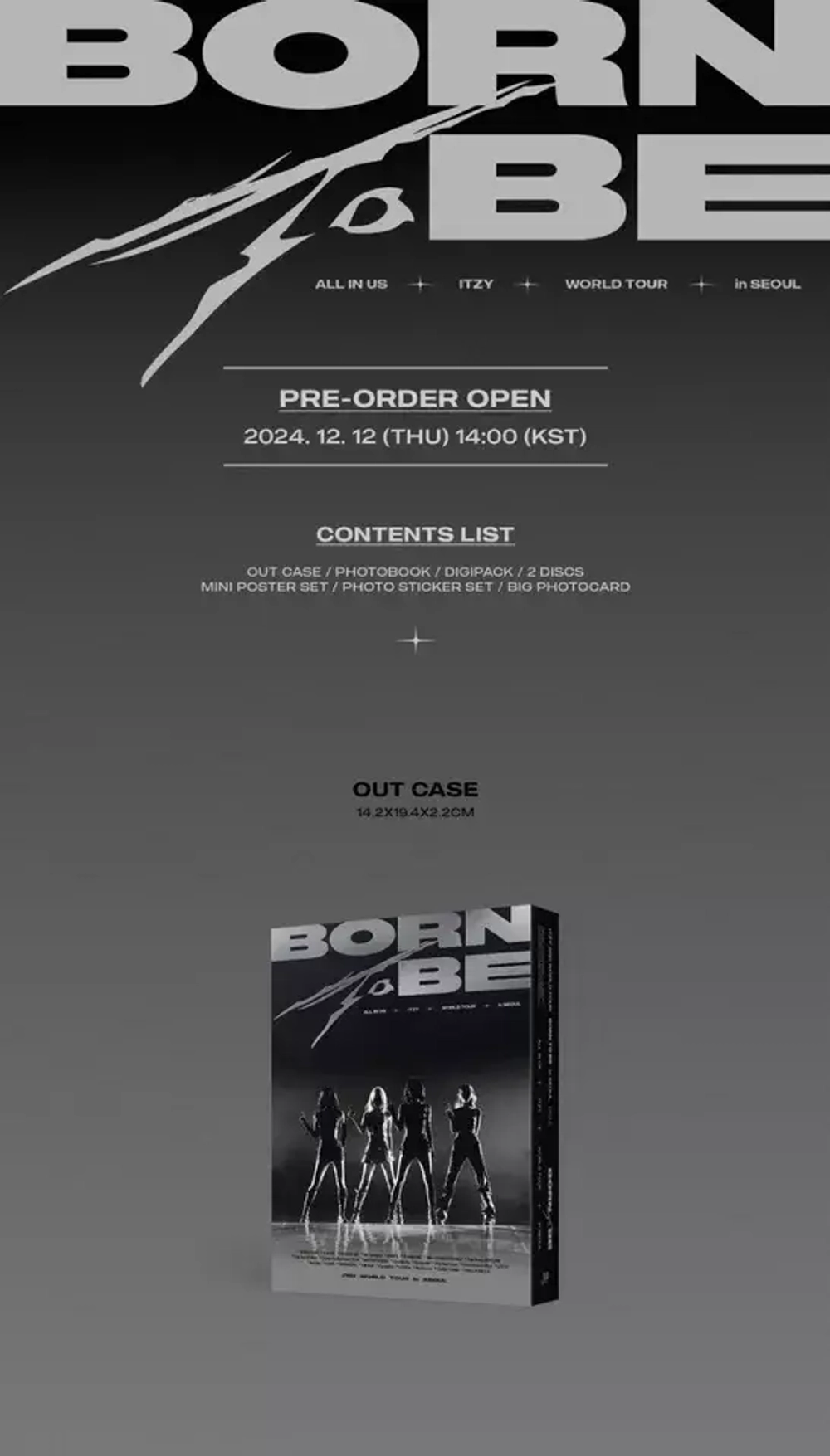 ITZY - 2ND WORLD TOUR [BORN TO BE] in SEOUL Blu-ray