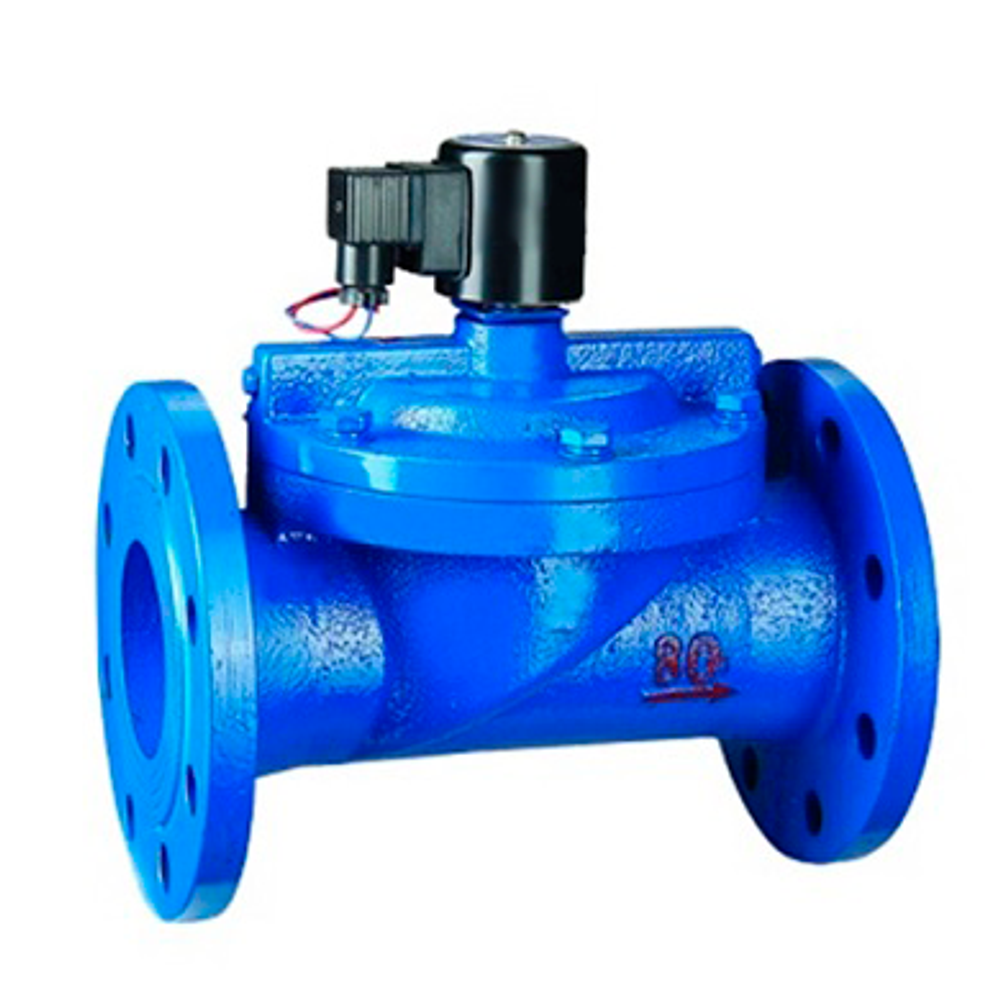 Two way normally closed indirect acting electric solenoid valve Elephant DF-C-НЗ EPDM 110/220V, body material - cast iron, seal - EPDM