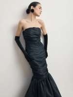 Бархатные перчатки "Velours Noir"