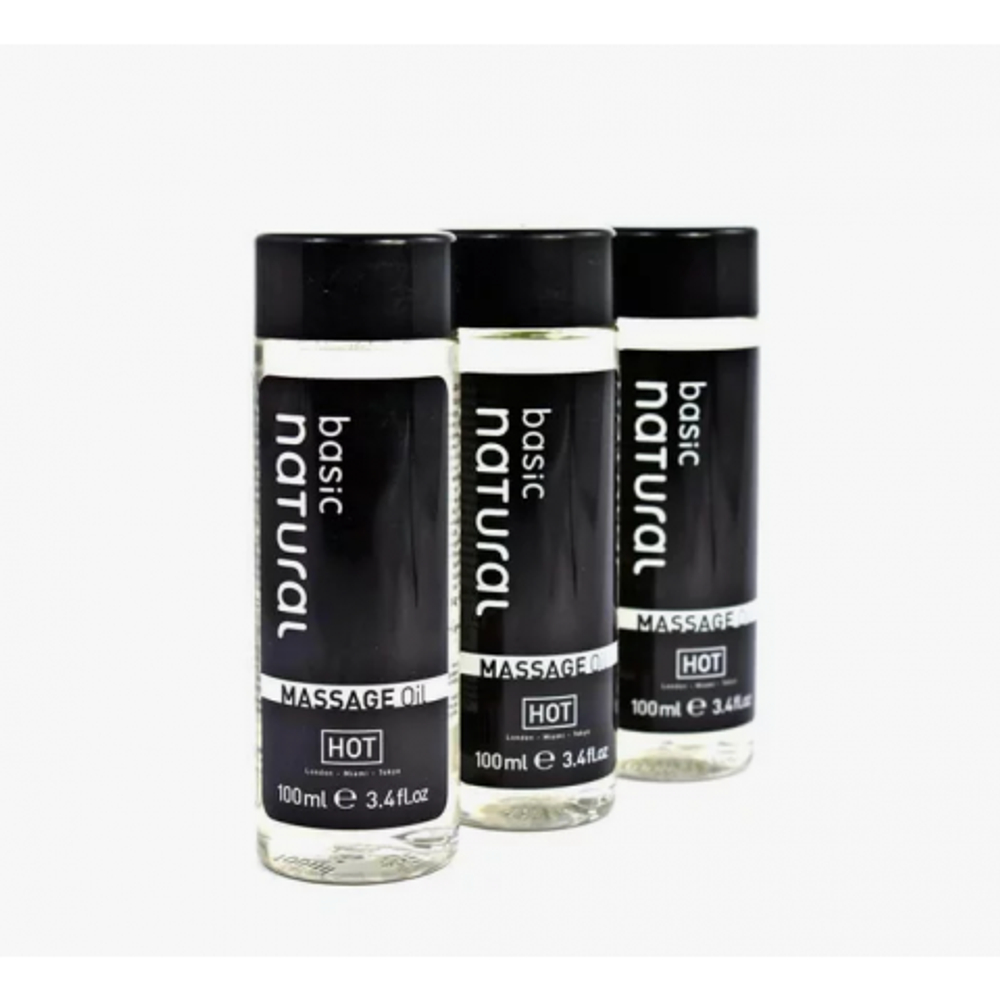 Массажное масло для тела Basic Natural от HOT 100 мл.