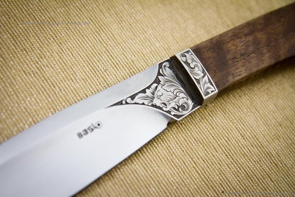 Туристический нож Пурт Люкс Гравированный