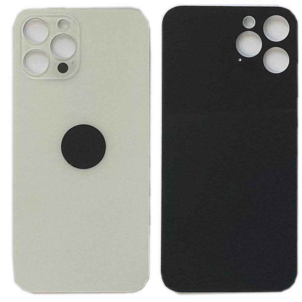 Задняя крышка для Apple iPhone 12 Pro Max Белый (стекло, широкий вырез под камеру)