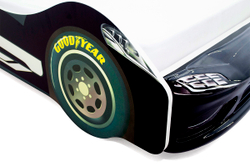 Кровать-машина Бельмарко Супра черная