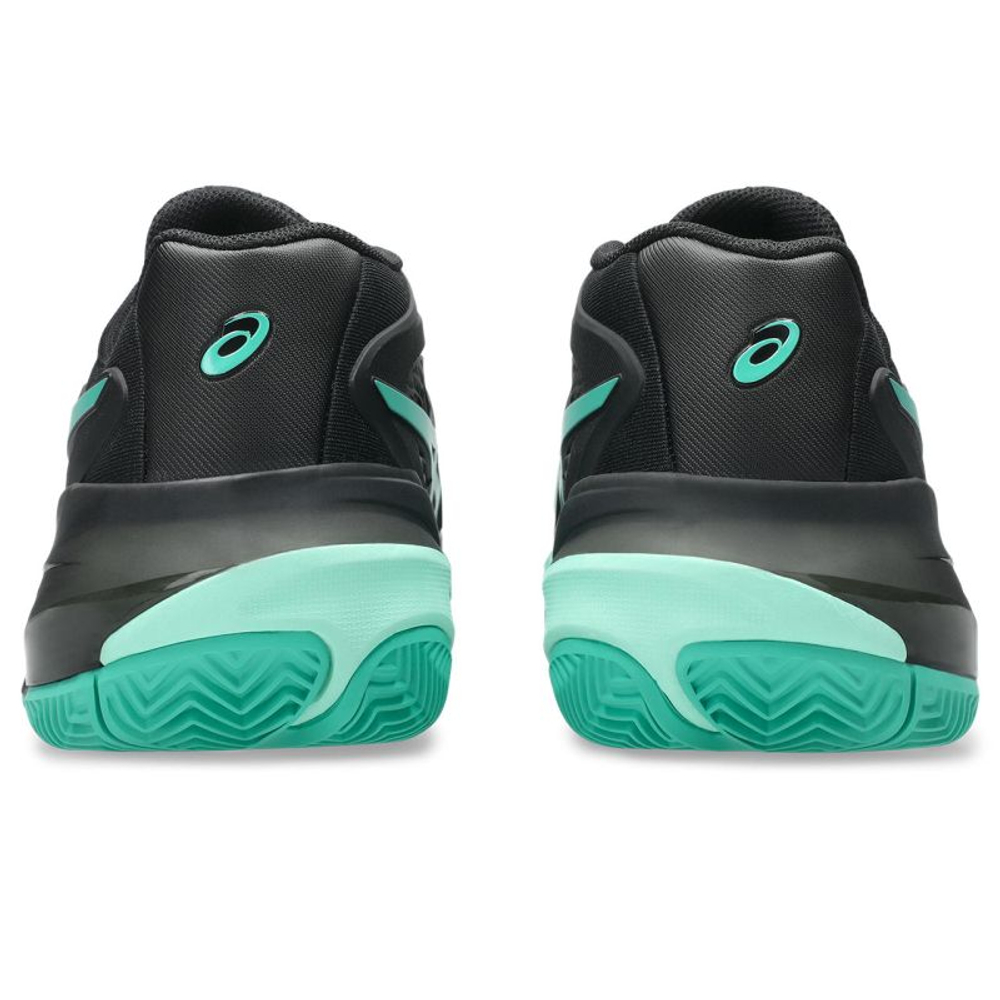 Мужские кроссовки теннисные Asics Gel-Resolution X Clay - black/aurora green