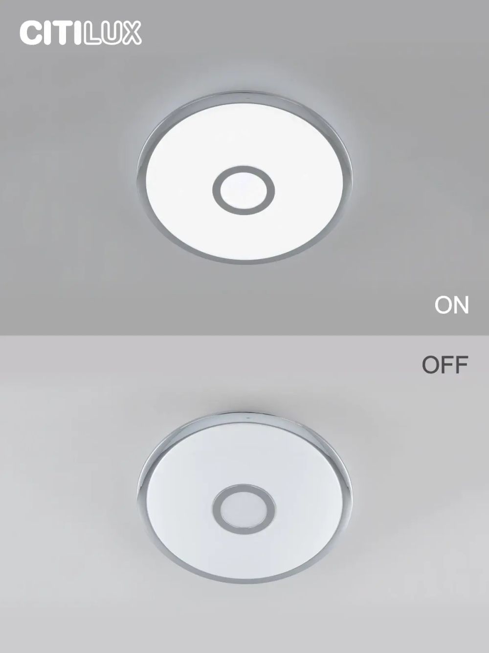 Citilux Старлайт Смарт CL703A30G Умная люстра Хром