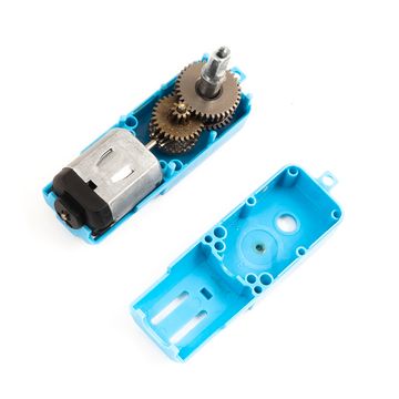 Мотор редуктор 1:90 двухвальный (full metal)