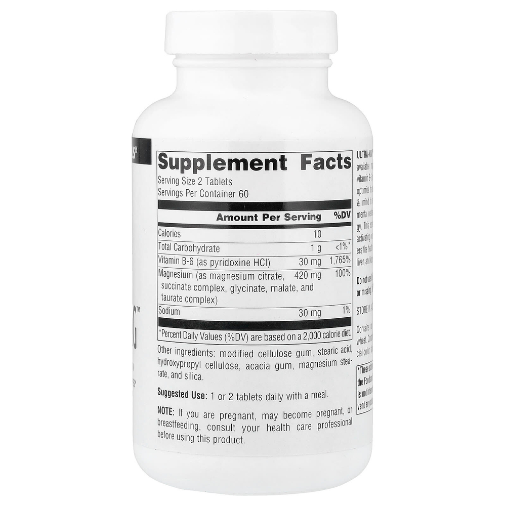 Source Naturals, Ultra-Mag, 120 таблеток