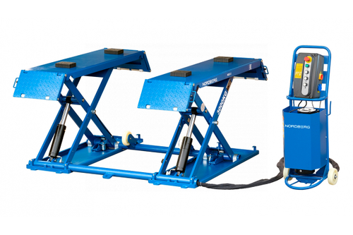 NORDBERG (N632-3B_220) Подъемник ножничный для шиномонтажа и зоны приемки, г/п 3 т (220В)
