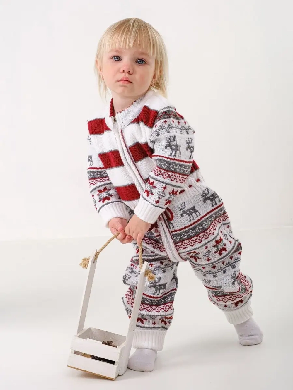 Комбинезон вязаный