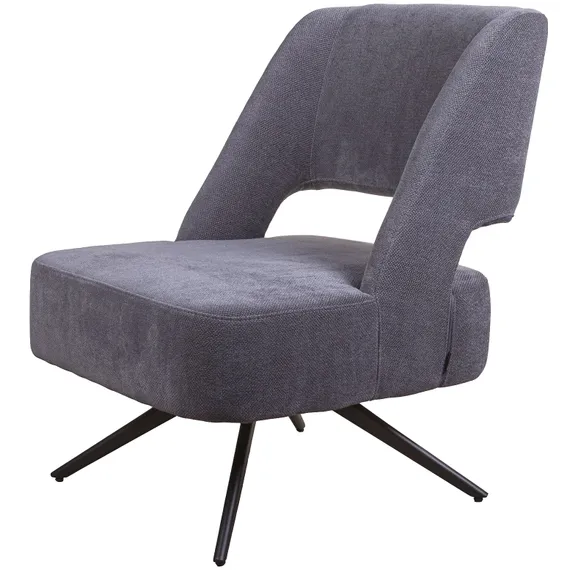 Лаунж-кресло Molly серое