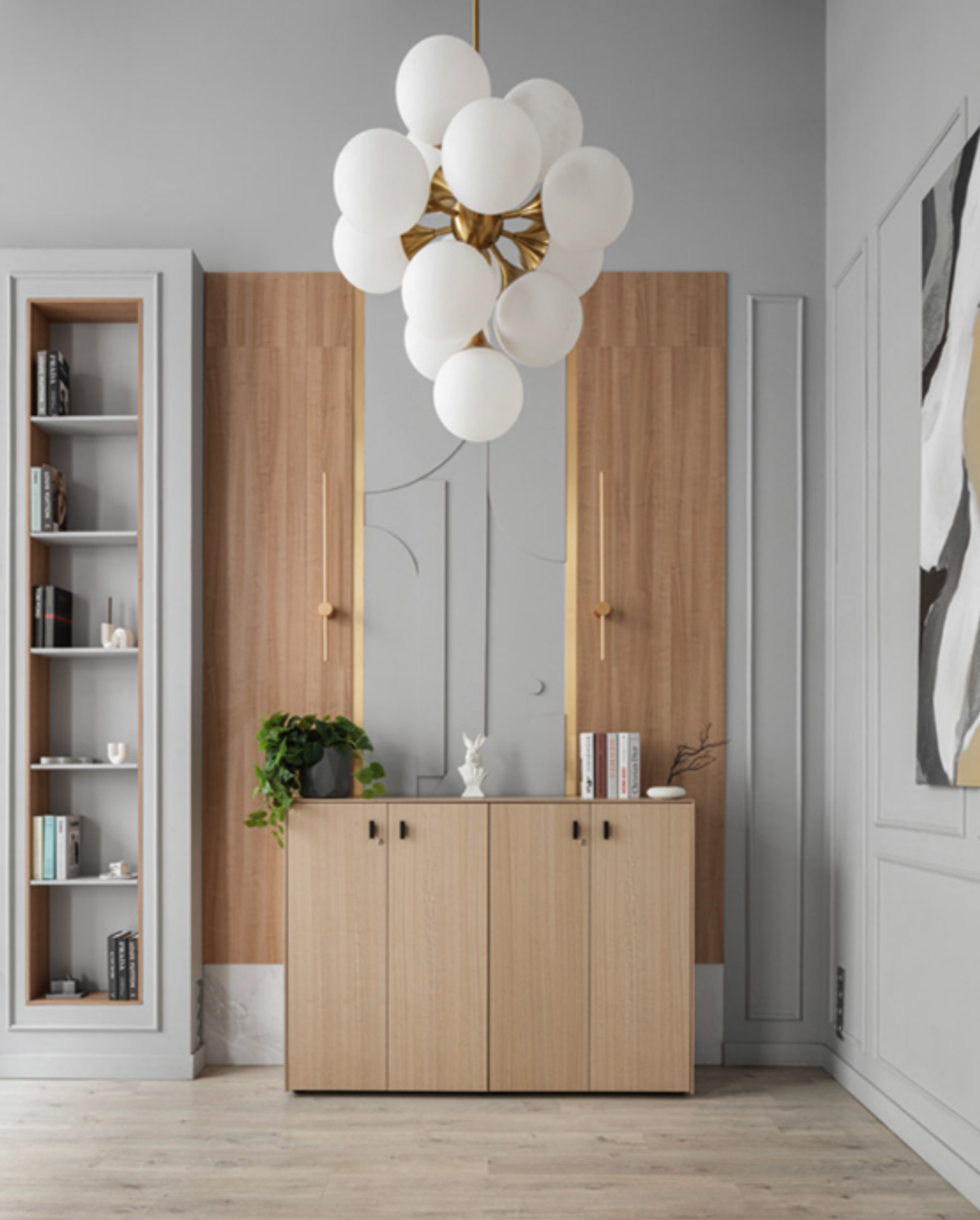 Шкаф средний для бумаг тройной RENZ (РЕНЦ)