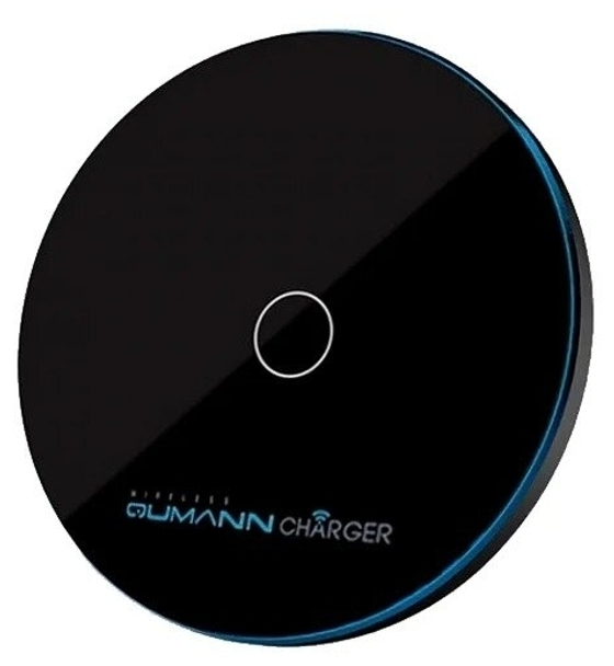 Qumann QWC-02 Wireless Disc Qi Fast Charger Black 50520 Беспроводное зарядное устройство