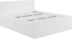 Кровать двуспальная Мадина, спальное место 160х200, материал ЛДСП