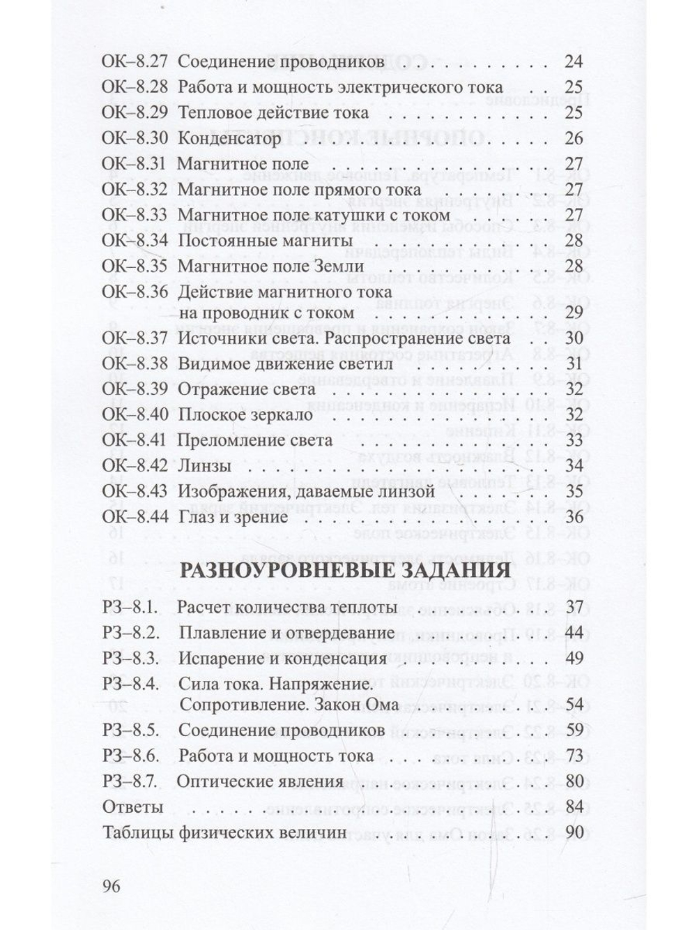 Опорные конспекты и разноуровневые задания. Физика 8 кл. К учебнику Перышкина А.В.