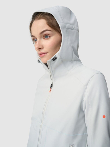 Зимняя беговая куртка GRI Темп 5.0 женская светло-серая