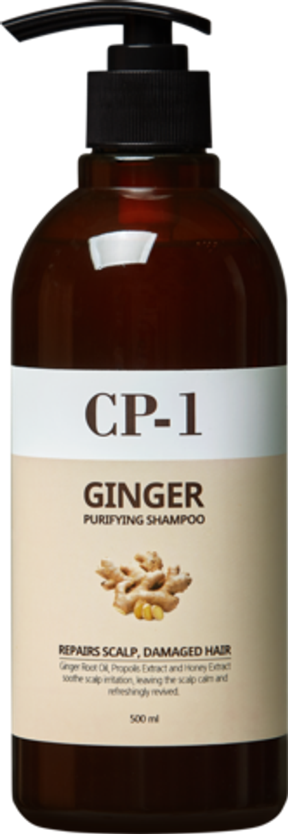 Восстанавливающий шампунь для волос с корнем имбиря CP-1 Ginger Purifying Shampoo, 500 мл