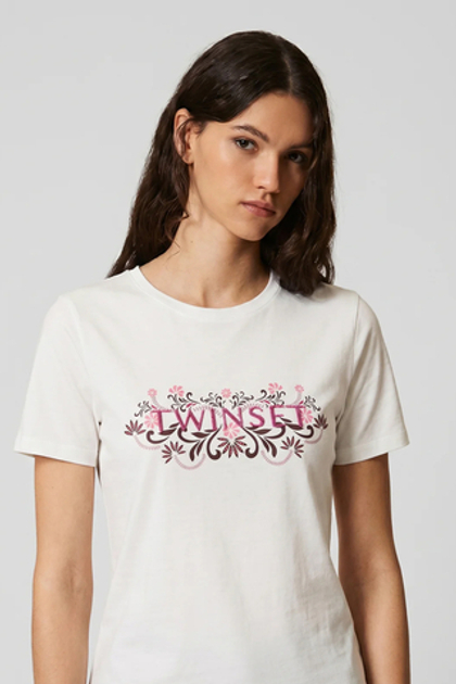 TWINSET Футболка с принтом