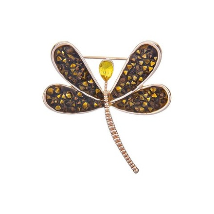 Брошь Shadore Стрекоза FAN-07378.19 G/RG