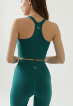 Топ Varsity Top in Green