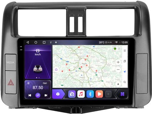Магнитола для Toyota Land Cruiser Prado 150 2009-2013 (взамен 7" навигации) - Kuberg EW-9613-2 QLed+2K, Android 12, Быстрая, CarPlay, 4G SIM-слот