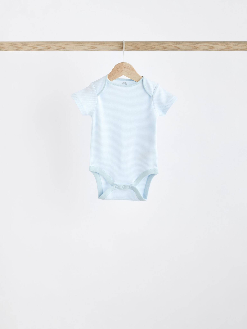 Боди с коротким рукавом для малышей Next K79-655, 7 шт., Белый, Голубой