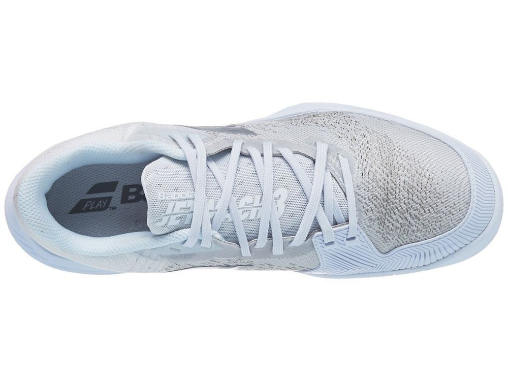 Мужские кроссовки теннисные Babolat Jet Mach 3 All Court Men - white/silver