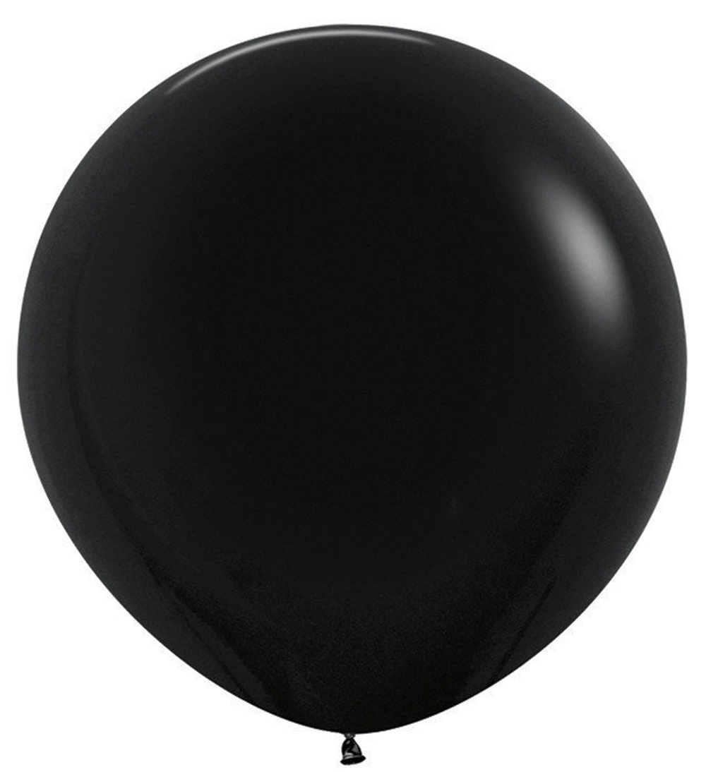 Шар (30''/76 см) Черный (080), пастель