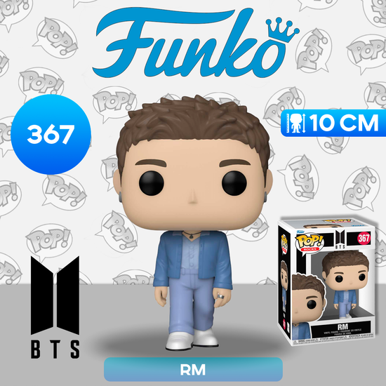 Фигурка Funko POP! Rocks BTS S4 RM (367) 72580 / Фигурка Фанко ПОП! в виде участника группы BTS, RM