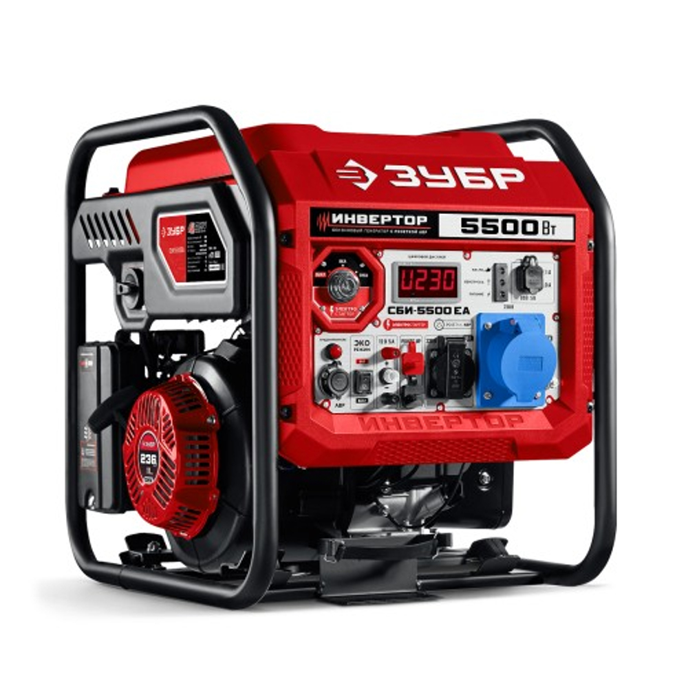 Генератор бензиновый ЗУБР СБИ-5500ЕА инверторный