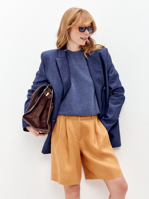 Льняные шорты