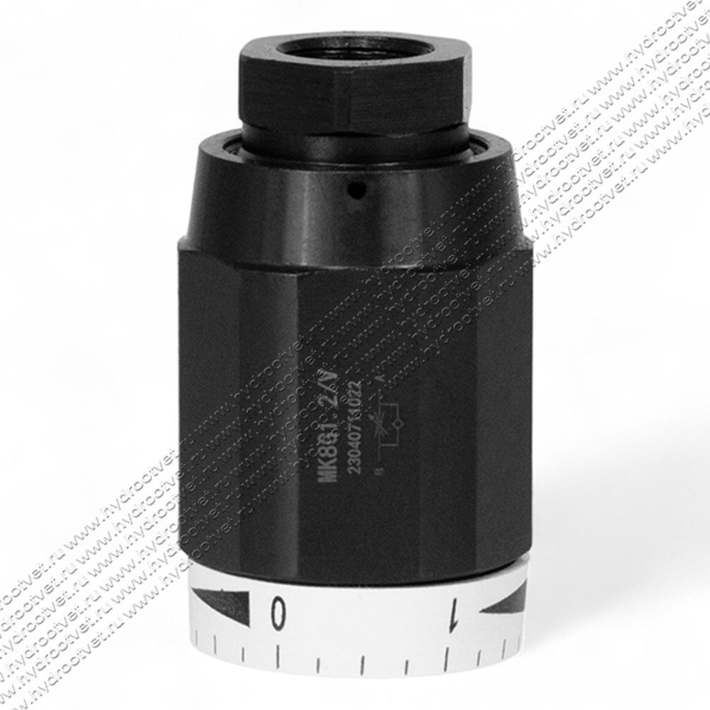 MK8G1.2/V - Дроссель трубного монтажа Ду8 резьба G3/8, обратный клапан - есть