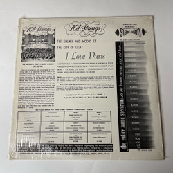 Винтажная виниловая пластинка LP 101 Strings I Love Paris (USA 1960)