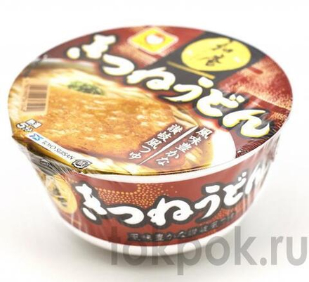 Лапша Кицунэ Удон лапша с жаренным тофу Toyo Suisan, 85 гр