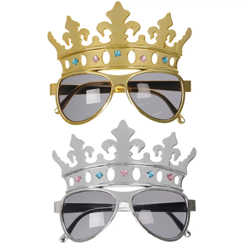Очки карнавальные «Король» 14,2*10,9 см, микс