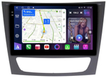 Магнитола для Mercedes-Benz E W211 2002-2010, CLS W219 - FarCar BM1260M монитор 9.5" QLED на Android 14, TS10, 4+32Гб, CarPlay, 4G SIM-слот