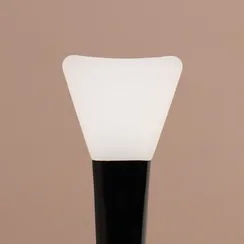 Кисть для масок, силиконовая, 15 см, цвет чёрный/белый