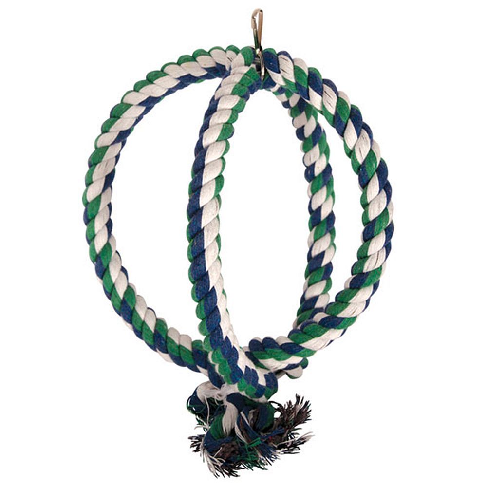 Игрушка для птиц "Два кольца", d180мм (Triol)