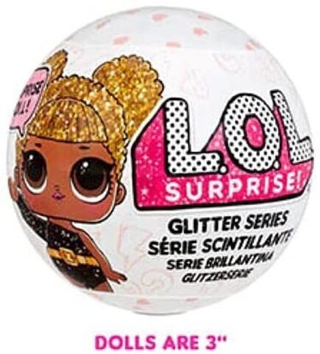 Набор из трех шаров LOL Surprise Glitter Series 3 (Без повторных кукол!)