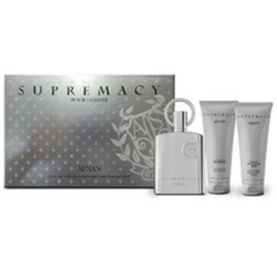 Afnan Supremacy Silver Gift set EDP 100 ml, shower gel 100 ml and aftershave balm 100 ml 100ml