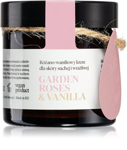 Make Me BIO Garden Roses & Vanilla - питательный увлажняющий крем для сухой и очень сухой чувствительной кожи /   60  ml  / GTIN 5903111374822