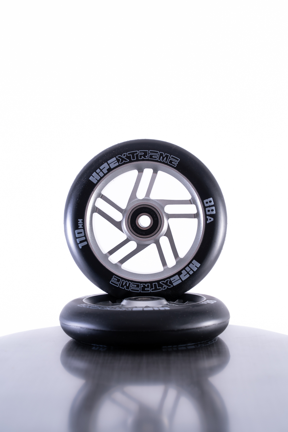 Набор колес HIPExtreme H5 110*24 мм, серебро/черный