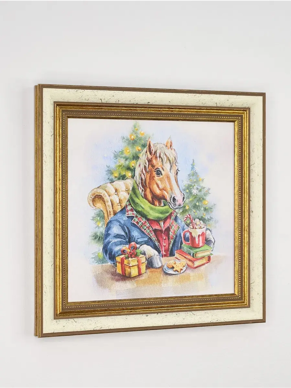 Набор из двух картин "Лошадь - символ 2026 года"