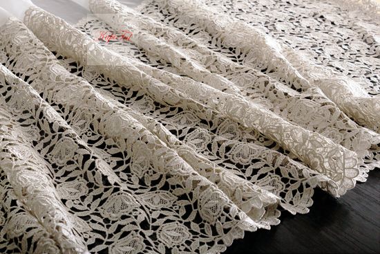 Тюль Патриция французская сетка (золото)