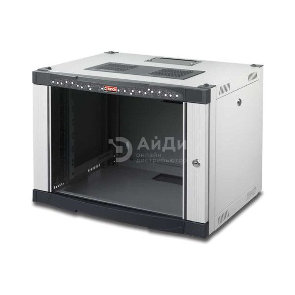 Шкаф телекоммуникационный настенный Lande LN-WM09U6045-LG-111