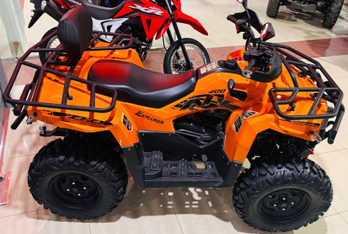Квадроцикл (комплект для сборки) Explorer 400 Deluxe 4х4 Оранжевый (RR)