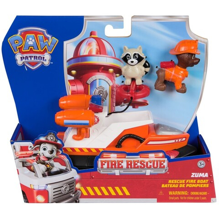 Psi Patrol - Лодка спасения Fire Rescue + фигурка щенка Zuma 20151497