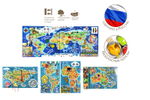 Комплект бизибордов серии Наша планета Земля. Ознакомление с окружающим миром: 1 бизиборд 4 в 1 + 4 одинарных бизиборда