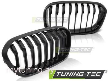Решетка (ноздри) радиатора GLOSSY BLACK для BMW 1 F20 F21 LCI