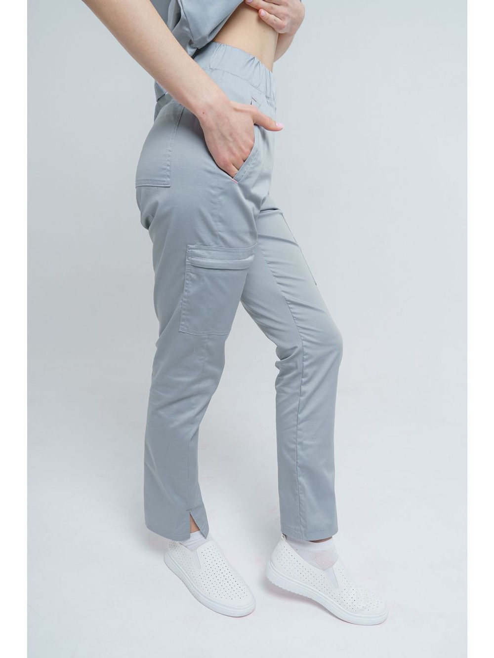 Брюки медицинские женские спецодежда TZ210-GRY